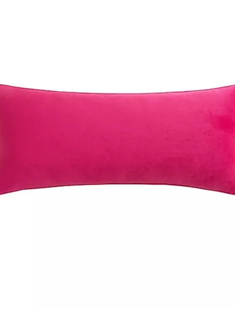 Juicy Couture Home Silver-Tone Rhinestone Decorative Pillow- Hot Pink